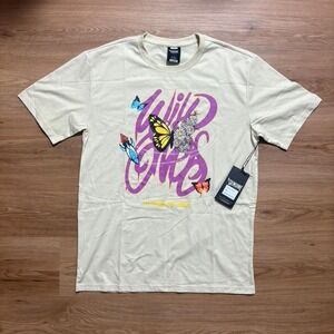 Genuine Wild Ones Graphic Tee – Light Khaki – Size L (New With Tags)